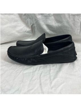 L.B Evans Leather Alton slip On Casual Slippers loafer Faux Shearling NWOB